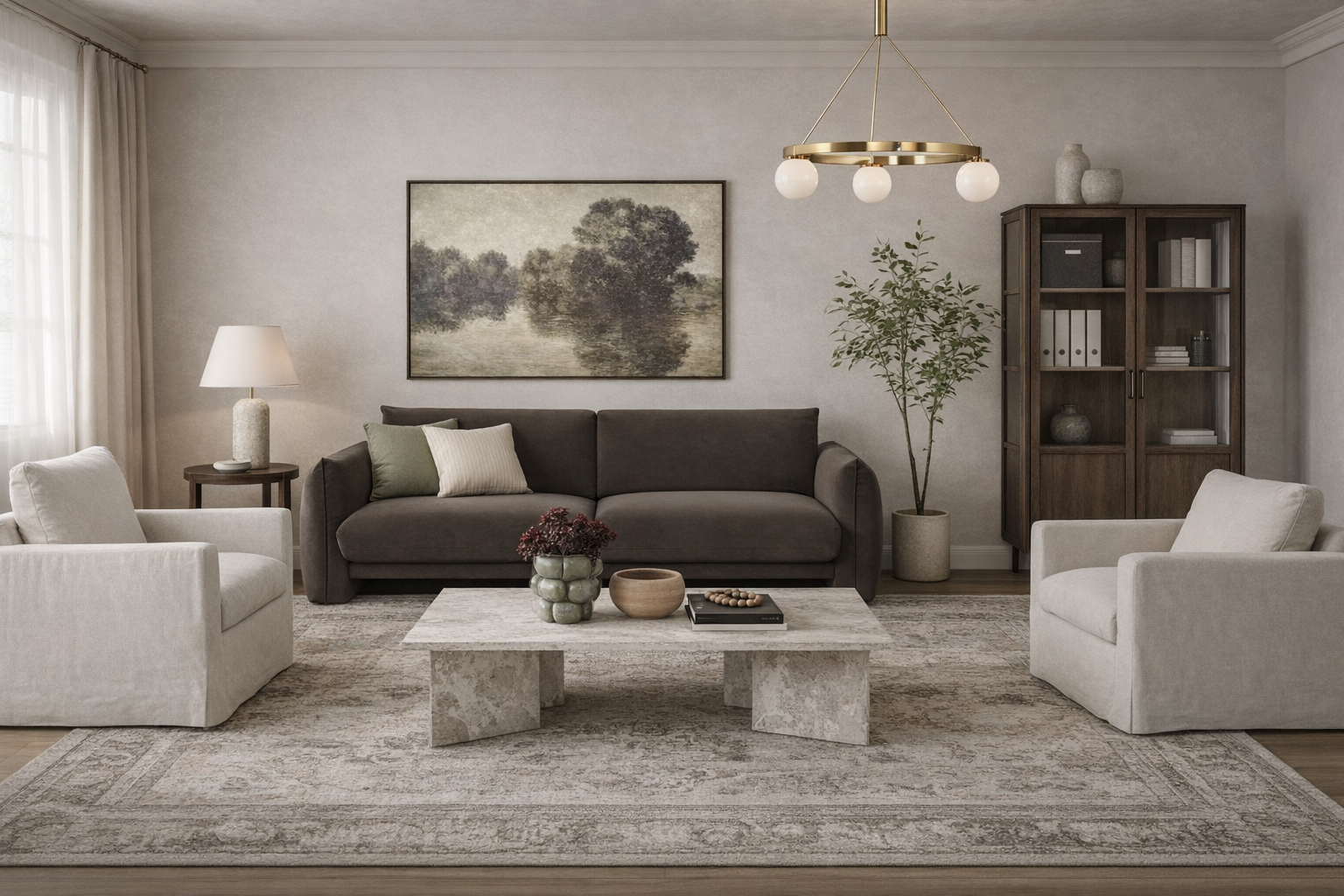 Moderne Stue - Efter